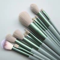 Einfacher Stil Mehrfarbig Künstliche Faser Kunststoff Kunststoff-griff Makeup Bürsten 1 Satz main image 2
