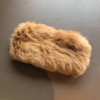 Simple Style Solid Color Rabbit Fur Hair Band sku image 10