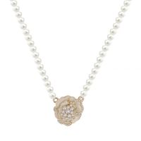 Style Simple Style Classique Fleur Perle Artificielle Alliage Perlé Femmes Bracelets Collier main image 4
