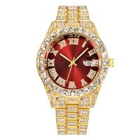 Style Classique Géométrique Bouton Pression Double Papillon Quartz Hommes De Montres sku image 5