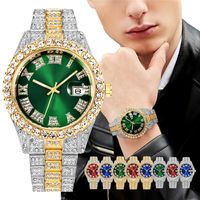 Style Classique Géométrique Bouton Pression Double Papillon Quartz Hommes De Montres main image 6