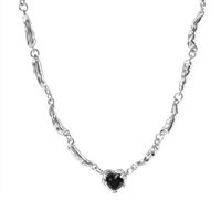 Simple Style Heart Shape Alloy Chain Women's Pendant Necklace main image 5