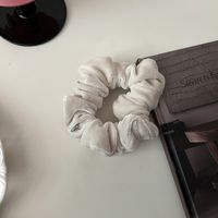 Basic Classic Style Solid Color Cloth Hair Tie sku image 3