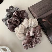 Basic Classic Style Solid Color Cloth Hair Tie main image 2