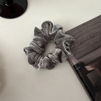 Basic Classic Style Solid Color Cloth Hair Tie sku image 1