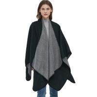Women's Streetwear Solid Color Imitation Cashmere Shawl main image 3