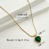 Fashion Geometric Stainless Steel Plating Pendant Necklace 1 Piece sku image 7