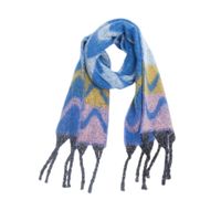 Women's Elegant Classic Style Printing Color Block Polyester Scarf sku image 6