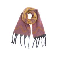 Women's Elegant Classic Style Printing Color Block Polyester Scarf sku image 8