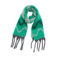 Women's Elegant Classic Style Printing Color Block Polyester Scarf sku image 7