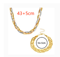 Hip-hop Rock Simple Style Solid Color Stainless Steel Men's Jewelry Set main image 2