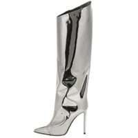 Women's Sexy Solid Color Point Toe Classic Boots main image 2