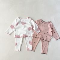 Cute Heart Shape Cotton Baby Clothing Sets main image 4