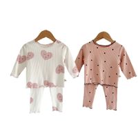 Cute Heart Shape Cotton Baby Clothing Sets main image 3