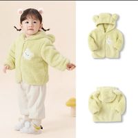 Cute Cartoon Solid Color Polyester Girls Outerwear sku image 3