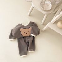 Cute Animal Cartoon Cotton Baby Clothing Sets sku image 5