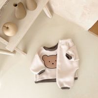 Cute Animal Cartoon Cotton Baby Clothing Sets sku image 1