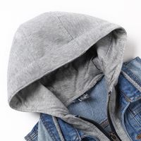 Casual Solid Color Cotton Boys Outerwear main image 5