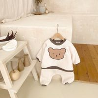 Cute Animal Cartoon Cotton Baby Clothing Sets main image 3