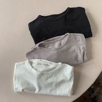 Style Simple Couleur Unie Coton T-shirts & Chemises main image 3