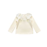 Classical Solid Color Cotton Girls Clothing Sets sku image 2