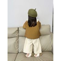 Classical Solid Color Cotton Girls Clothing Sets main image 2