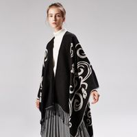 Women's Streetwear Flower Imitation Cashmere Shawl main image 4