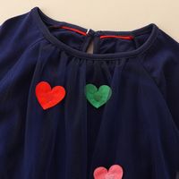 Süß Herzform Baumwolle Mädchen Kleider main image 4