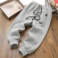 Casual Letter Rib-knit Cotton Blend Polyester Pants & Leggings sku image 6