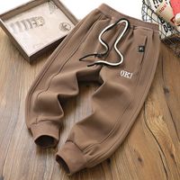 Casual Letter Rib-knit Cotton Blend Polyester Pants & Leggings sku image 13