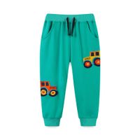 Casual Cartoon Solid Color Cotton Boys Pants sku image 3