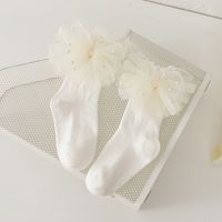 Women's Princess Solid Color Cotton Jacquard Ankle Socks 2 Pieces sku image 16