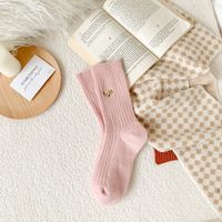 Women's Cute Japanese Style Bear Wool Crew Socks A Pair sku image 3