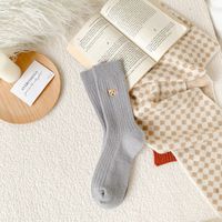 Frau Süß Japanischer Stil Tragen Wolle Crew Socken Ein Paar sku image 2