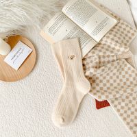 Frau Süß Japanischer Stil Tragen Wolle Crew Socken Ein Paar sku image 4