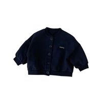 Casual Solid Color Cotton Boys Outerwear main image 3