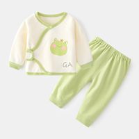 Cartoon Solid Color Cotton Baby Clothing Sets sku image 7