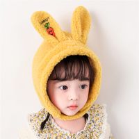 Kid's Cute Rabbit Carrot Wool Cap main image 2