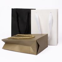 Simple Style Commute Solid Color Paper Holiday Daily Gift Bags main image 2