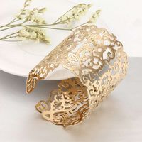 Basic Classic Style Solid Color Alloy Plating Women's Bangle sku image 6