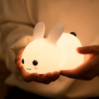 Cute Rabbit Silica Gel Indoor Night Lights main image 3