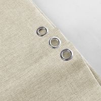 Casual Solid Color Linen-like Shower Curtain main image 3