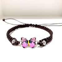 Simple Style Butterfly Alloy Plating Couple Bracelets main image 1