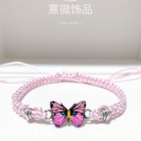 Simple Style Butterfly Alloy Plating Couple Bracelets sku image 23
