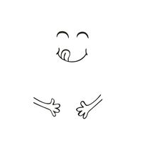 Casual Lindo Cara Emoji Pvc Pegatina De Pared Decoraciones Artificiales sku image 1