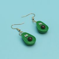 1 Pair Sweet Avocado Plastic Ear Hook main image 4