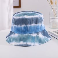 Women's Simple Style Color Block Printing Flat Eaves Bucket Hat main image 3
