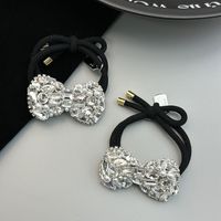 Elegant Simple Style Korean Style Bow Knot Alloy Diamond Hair Clip sku image 2
