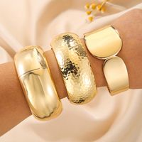 Style Vintage Couleur Unie Alliage Placage Plaqué Or 18k Unisexe Bracelet main image 3