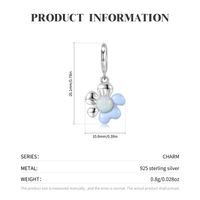 Simple Style Flower Sterling Silver Inlay Zircon Jewelry Accessories main image 2